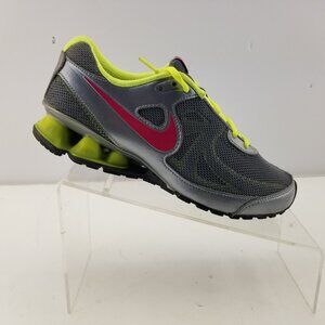Nike Reax Run 7 Womens RUNNING SHOES Gray Volt green 525755-001 Sz 6